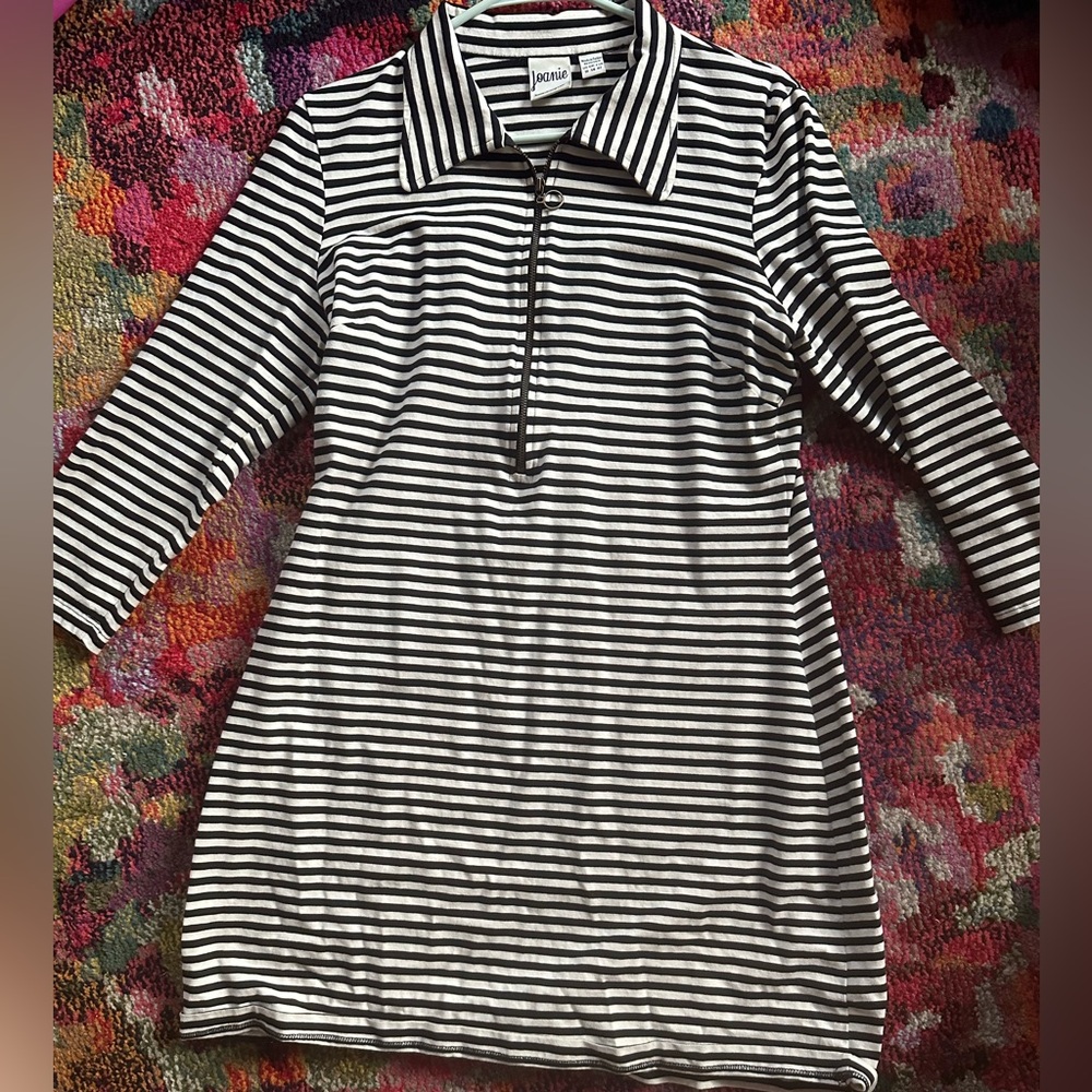 Quarter zip dress. Soft and stretchy!